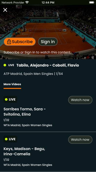 Tennis Channel plus App screenshot #5