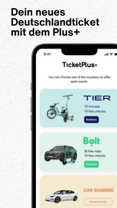 Ticketplus+ Bildschirmfoto