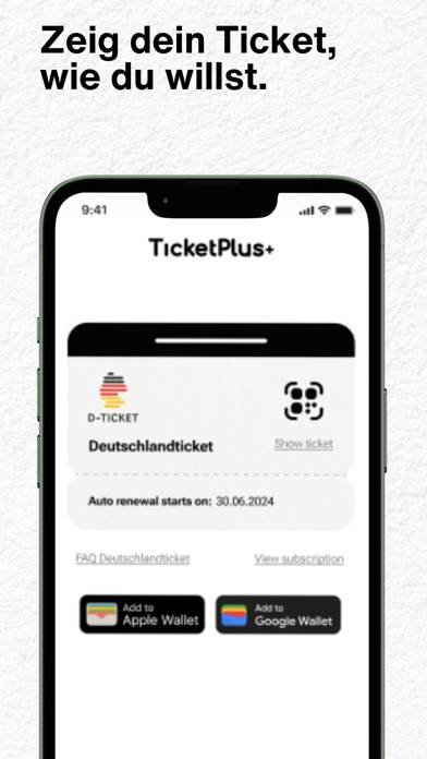 Ticketplus plus App-Screenshot