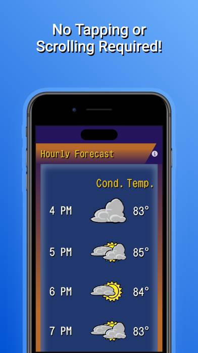 Classy Weather Retro Forecast App screenshot #2