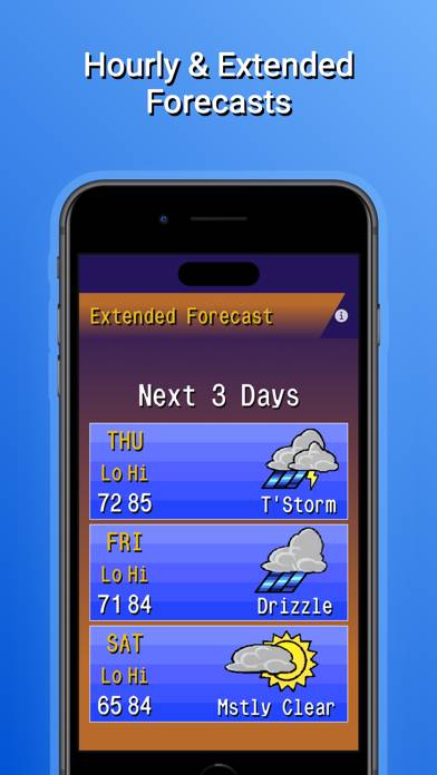 Classy Weather Retro Forecast App screenshot #3