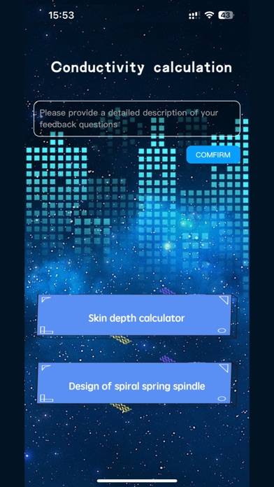 Honor：Conductivity calculation App screenshot #1