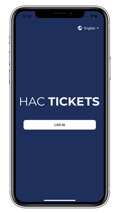 HAC Mobile Tickets App screenshot #1