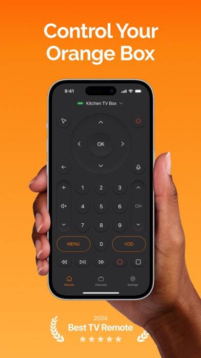 Remote Control Orange TV screenshot