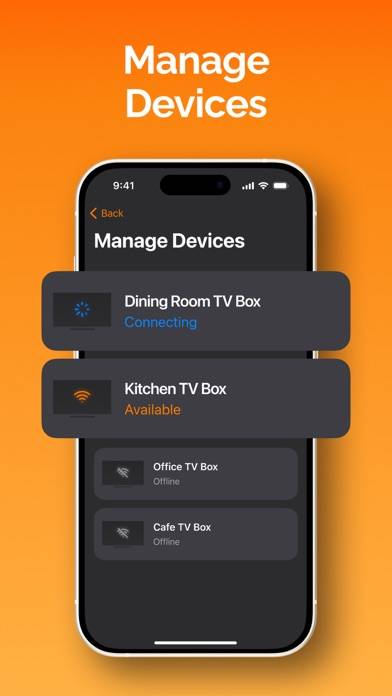 Remote Control Orange TV App screenshot