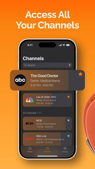 Remote Control Orange TV App screenshot