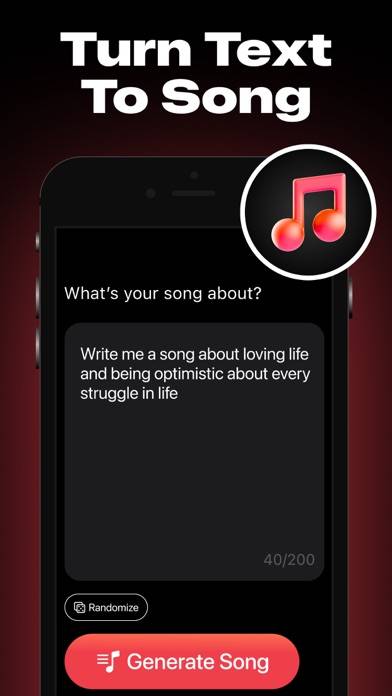 Suno IA: Générateur de Musique Capture d'écran de l'application