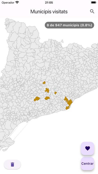 Municipis Visitats Catalunya screenshot