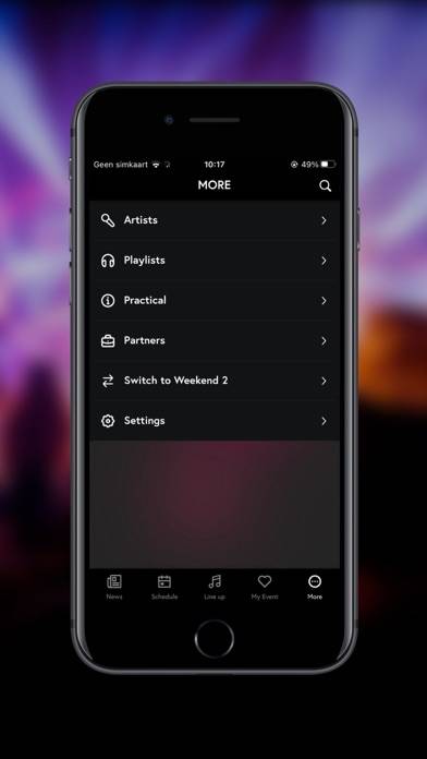Tomorrowland Festival App-Screenshot #3