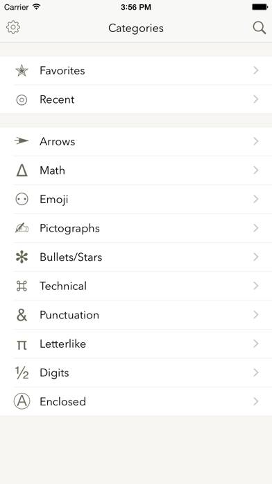 Symbols Скриншот приложения #3