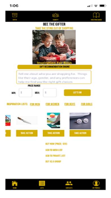 BeeGifted App screenshot