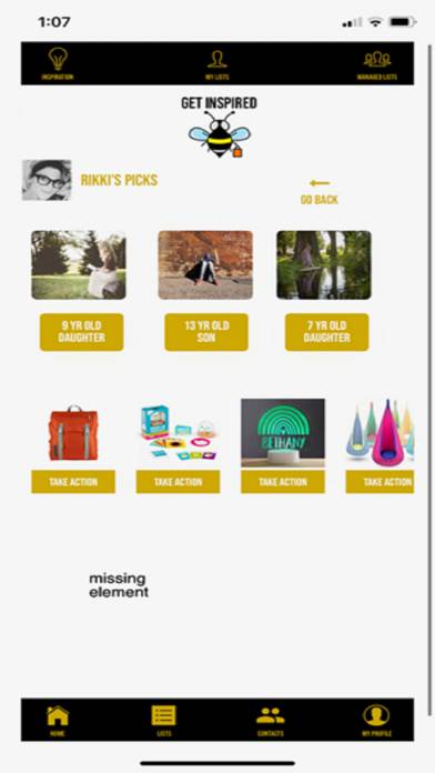 BeeGifted App screenshot