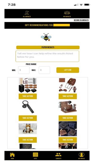 BeeGifted App screenshot