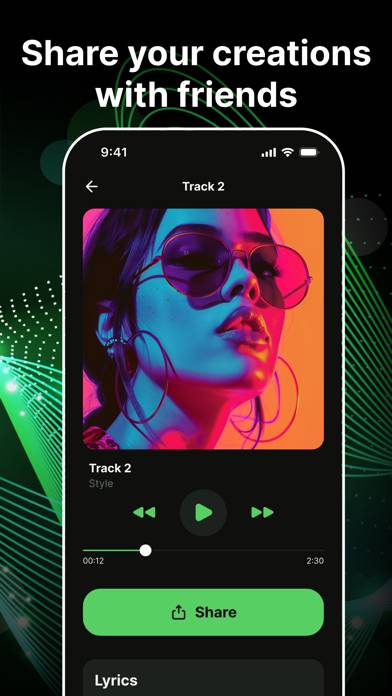 AI Music: Al Voice Generator Capture d'écran de l'application