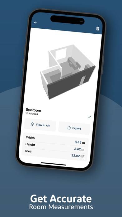 3D Raumplaner & Photogrammetry App-Screenshot