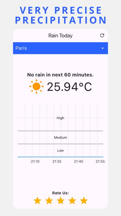 Rain Today Radar Capture d'écran de l'application