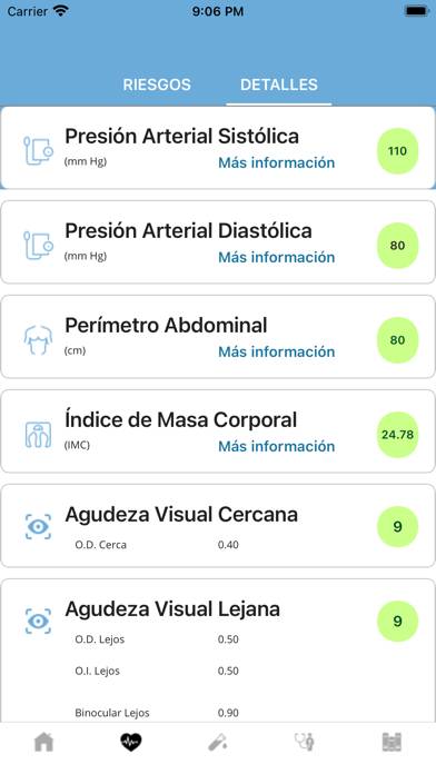 ASPY Health Captura de pantalla de la aplicación