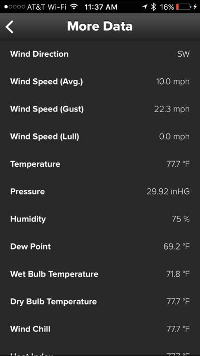 Wind & Weather Meter Скриншот приложения #3