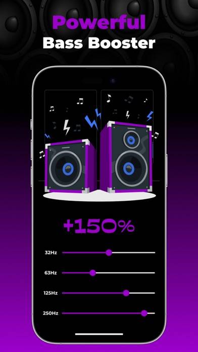 Bass Booster & Sound: Music EQ Schermata dell'app #3