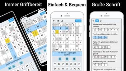 Kreuzworträtsel mit Lösungen Spiel-Screenshot