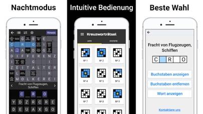 Kreuzworträtsel mit Lösungen Spiel-Screenshot