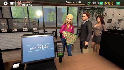 Coffee Shop Simulator 3D Cafe Captura de pantalla de la aplicación #2