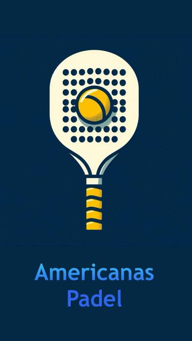 Americana Padel App captura de pantalla