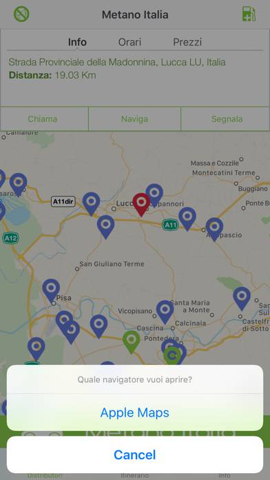 Metano Italia Schermata dell'app #3