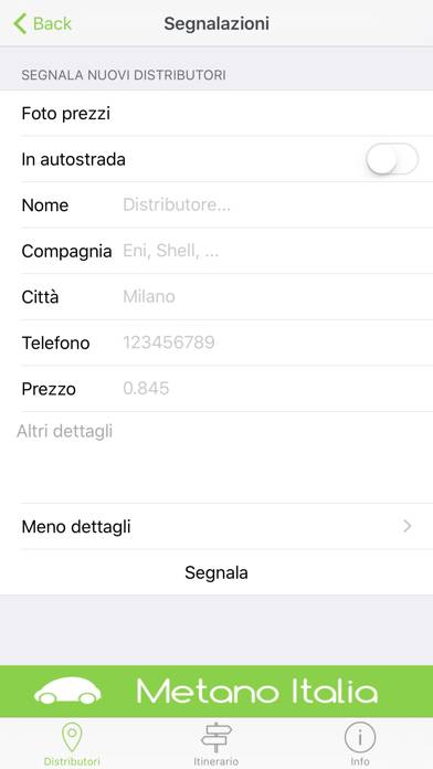 Metano Italia Schermata dell'app #4