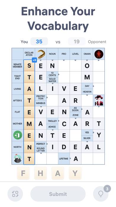 Crossword Master game screenshot