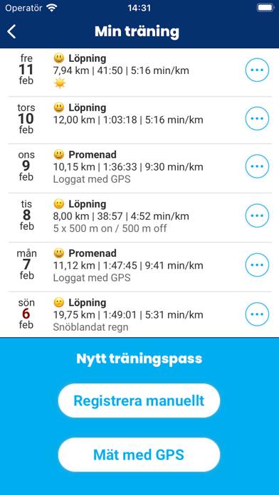 Stockholm Halvmarathon App skärmdump