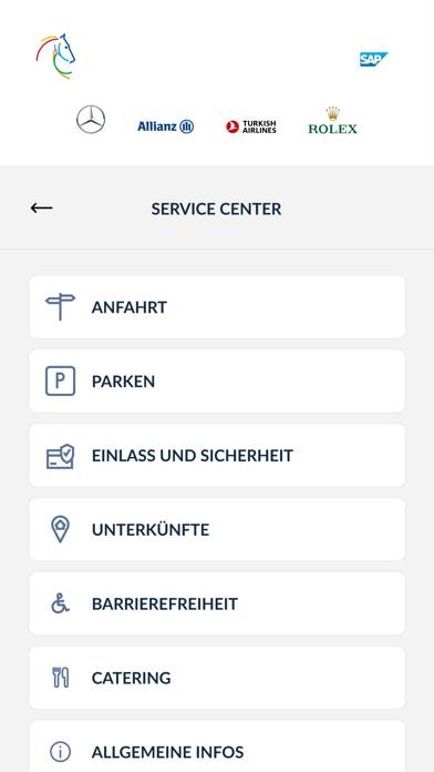 CHIO Aachen App Bildschirmfoto