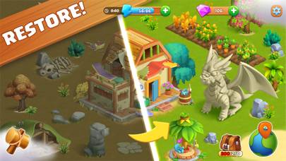 Dragon Farm: Island Adventure skärmdump av spelet