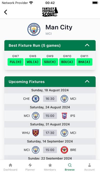 FFScout Mobile App screenshot