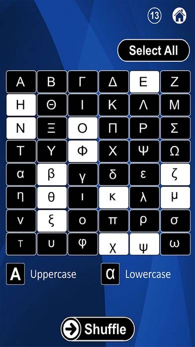 Greek Alphabet Flash Cards App screenshot #5