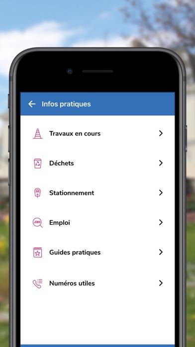 Chaville l'appli Capture d'écran de l'application