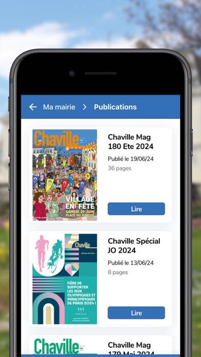 Chaville l'appli Capture d'écran de l'application