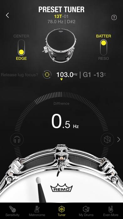 Drumtune PRO | Drum Tuner Schermata dell'app #1