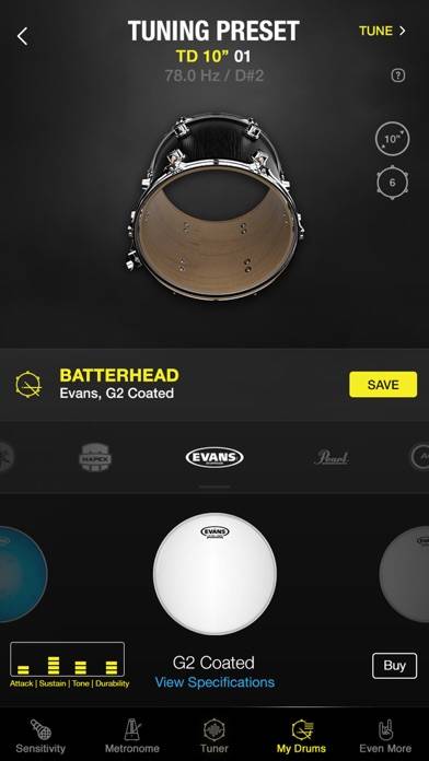 Drumtune PRO | Drum Tuner screenshot #4