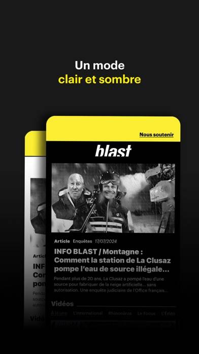 Blast, le souffle de l'info App screenshot #3