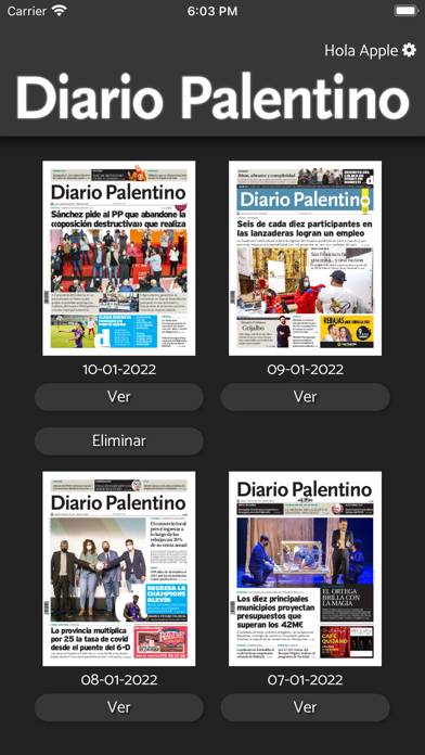 Diario Palentino Captura de pantalla de la aplicación #1