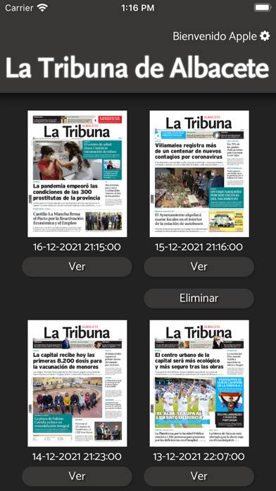 La Tribuna de Albacete Captura de pantalla de la aplicación #1