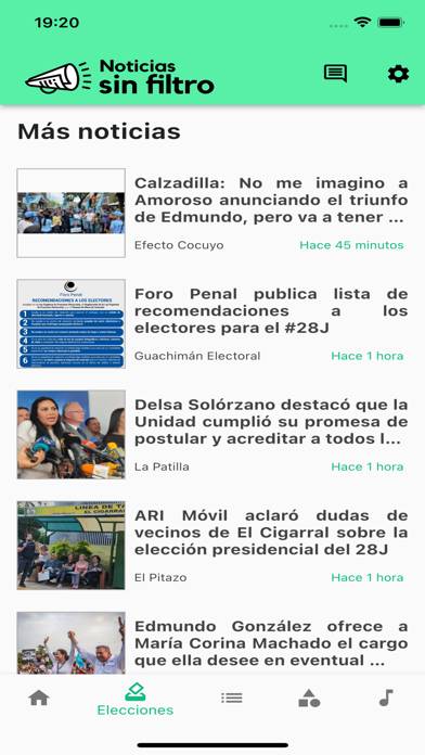 Noticias Sin Filtro screenshot