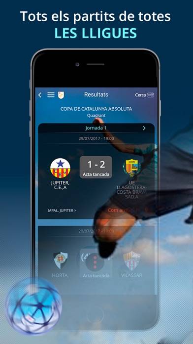 Federació Catalana de Futbol Captura de pantalla de la aplicación #1