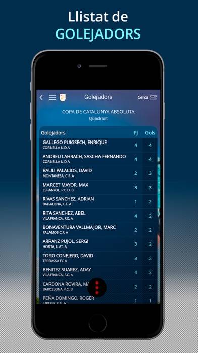 Federació Catalana de Futbol Captura de pantalla de la aplicación #2