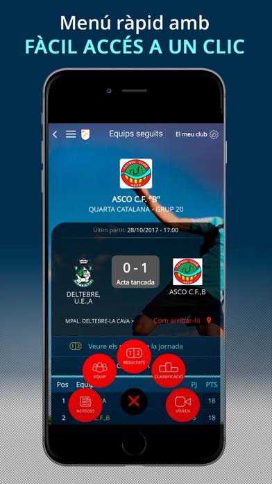 Federació Catalana de Futbol App screenshot #4