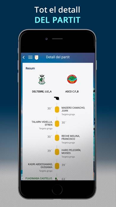 Federació Catalana de Futbol Captura de pantalla de la aplicación #5