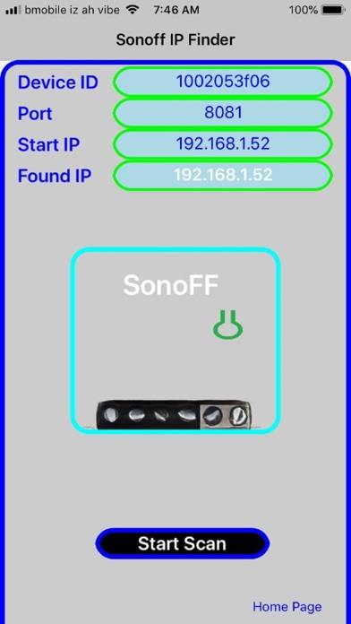 Sonoff IP Finder screenshot