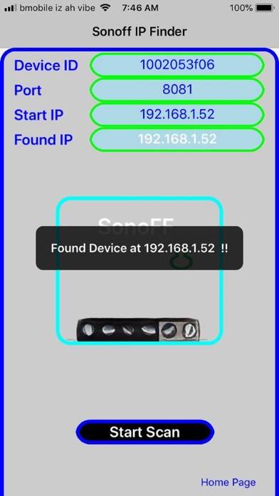 Sonoff IP Finder Captura de pantalla de la aplicación #2