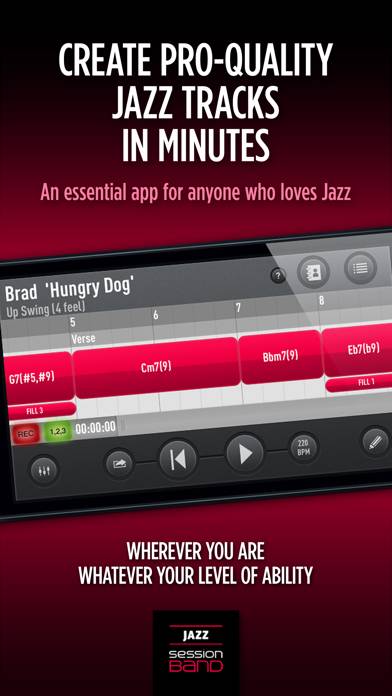 SessionBand Jazz 1 App skärmdump #1